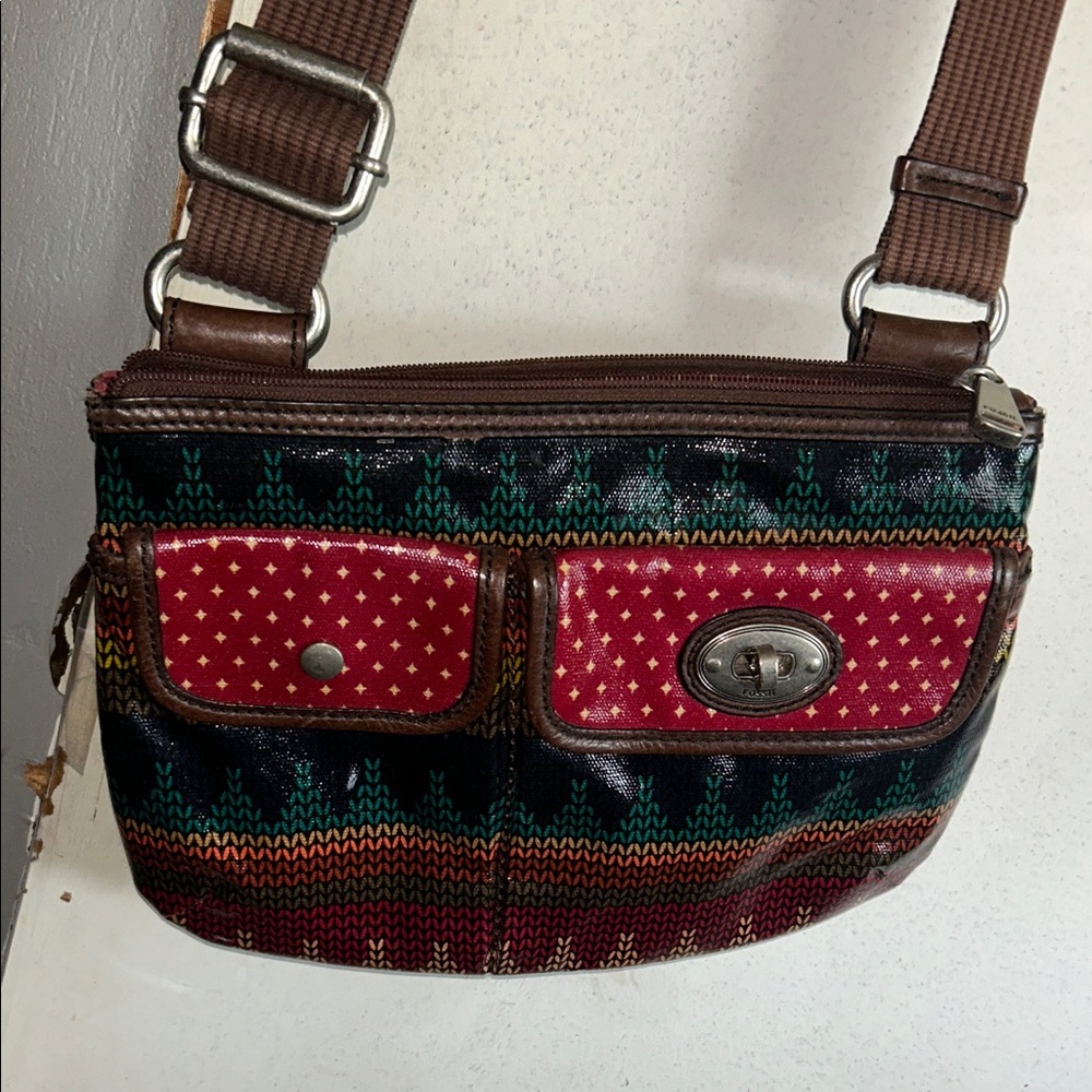 Fossil Multicolor Crossbody Bag